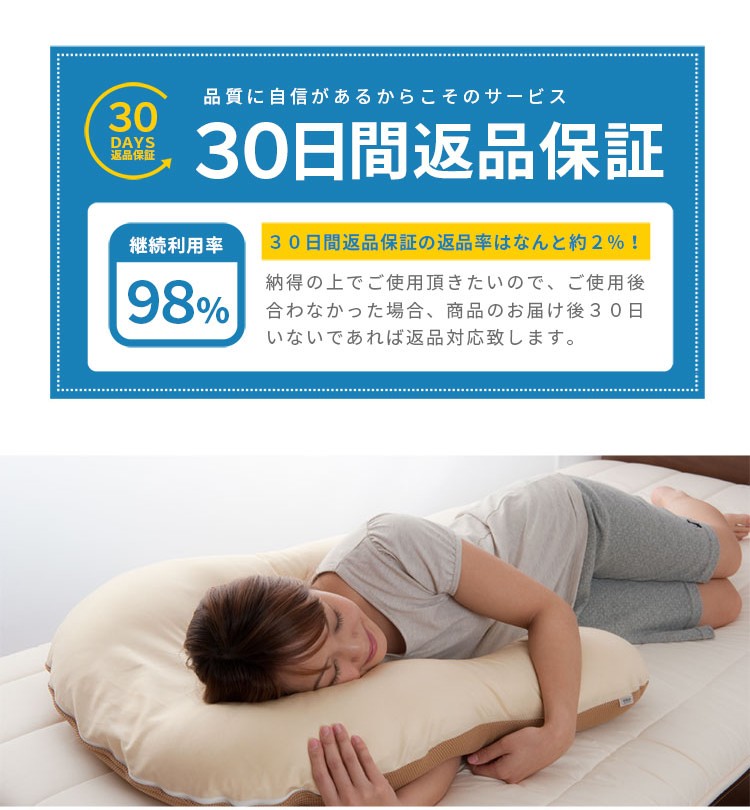 6892円 激安/新作 枕 U字型抱き枕 首こり 肩こり 洗える 妊婦 横向き 仰向け しびれ いびき防止 まくら マクラ 睡眠改善 ふわふわ