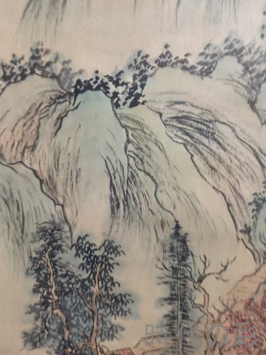 時代の彩】中国古美術.明時代.王監款.花鳥図.宣紙画.三尺手描き.肉筆