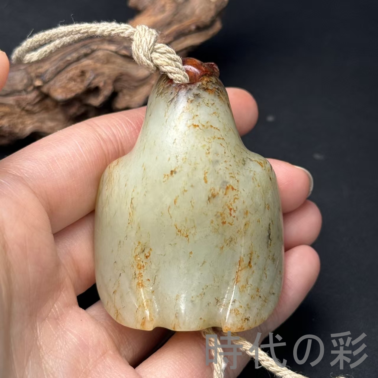 美術品・アンティーク・コレクション 中国美術 白玉細工 縁起吉祥図