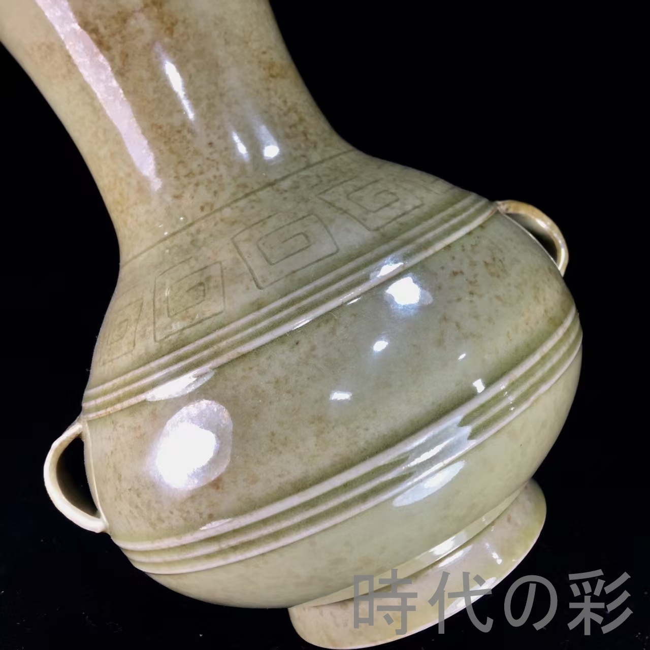 公式オンラインストア セール情報 中国青花 染付 双耳瓶 花瓶 壺