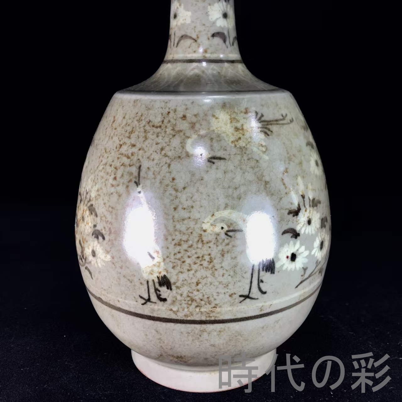 時代の彩】中国古美術 宋時代 李朝 高麗青磁 紙錐瓶 花瓶 文房置物