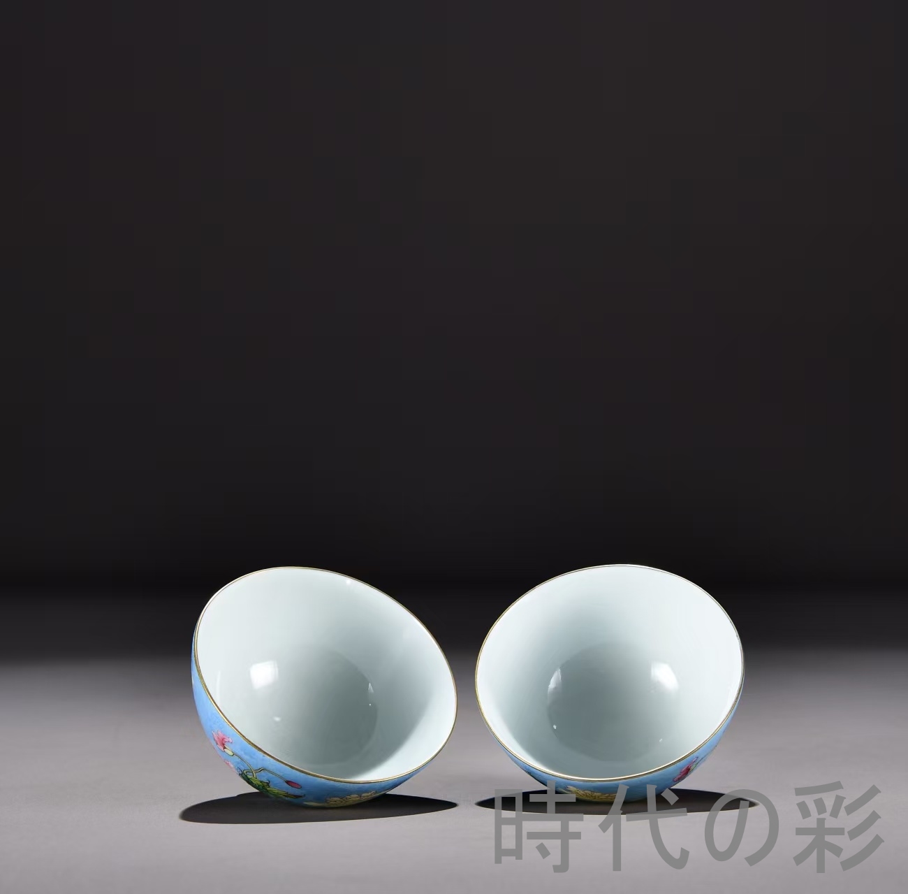中国古美術品 清の時代 青磁 哥窯 茶盃 2客 【公式通販】