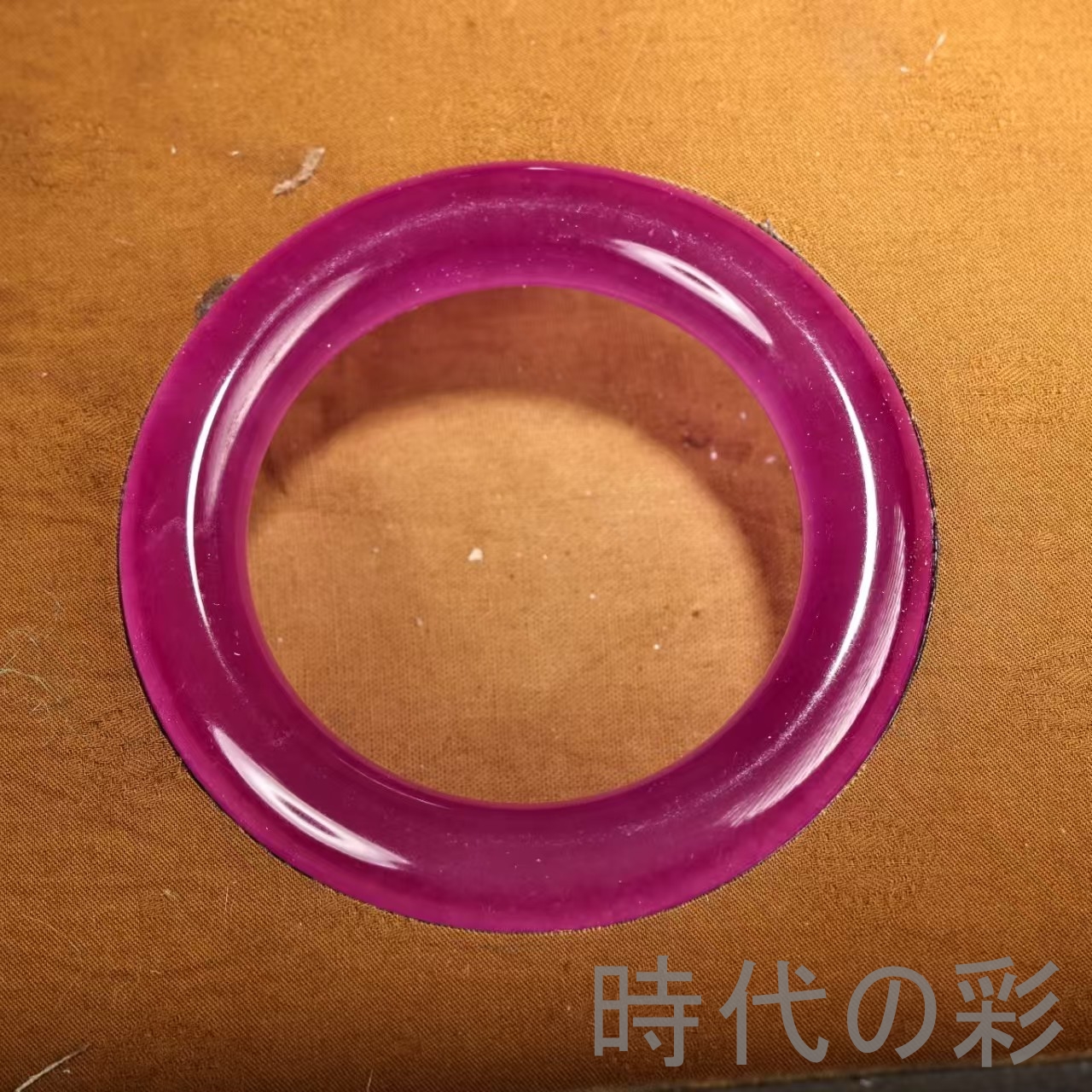 時代の彩】中国古美術 旧蔵『清代宮廷御藏 高冰種 紫羅蘭玉 手彫