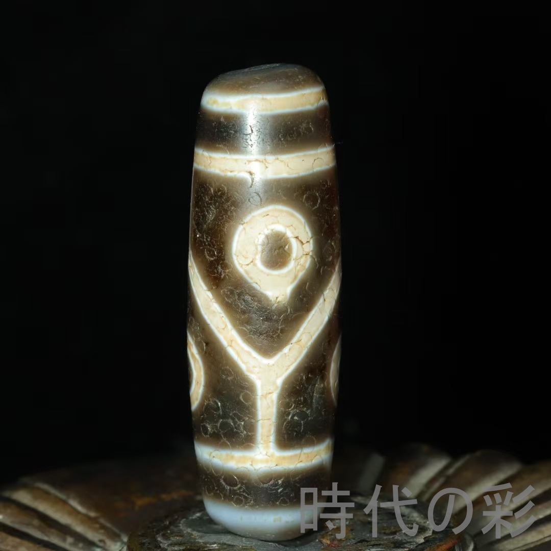 秘蔵風化天珠‼️西蔵老礦古代伝承風化金剛寿長寿四眼天珠 四眼天珠 秘蔵風化天珠 西蔵老礦古代伝承風化金剛寿
