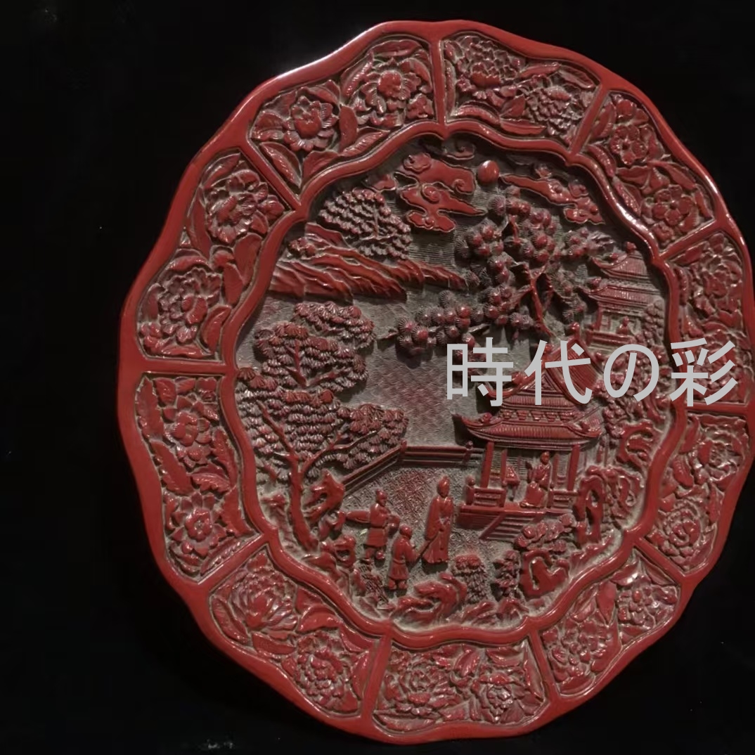【美品】中国美術 堆朱 彫漆 花瓶 一対（ペア） 台座付 景泰藍 内外青七宝 美品】中国美術 堆朱 彫漆 花瓶 一対（ペア） 台座付 景泰藍 内外青七宝