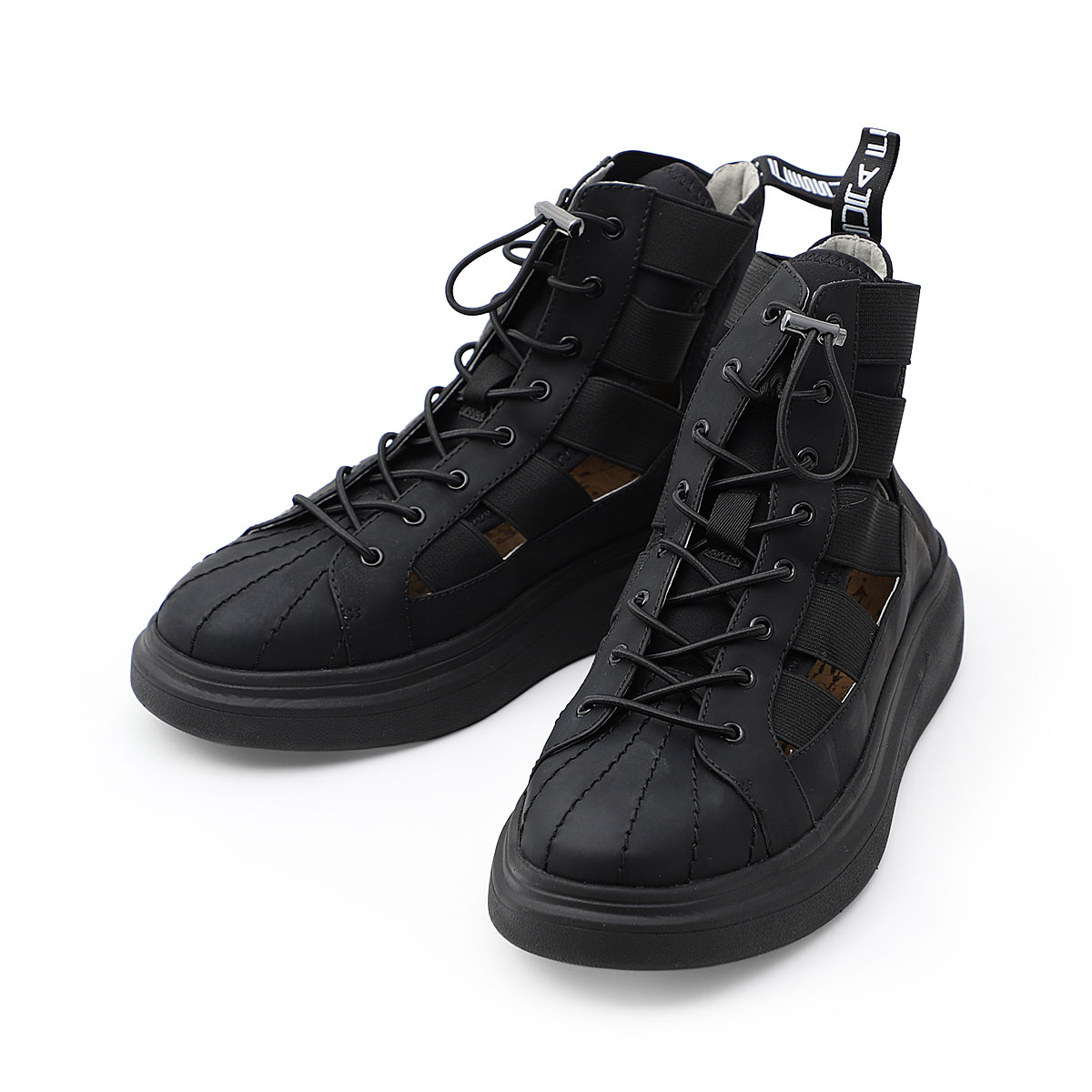 シューズ スニーカー 靴 FESSURA EDGE LYCRA BLACK メンズ レディース 