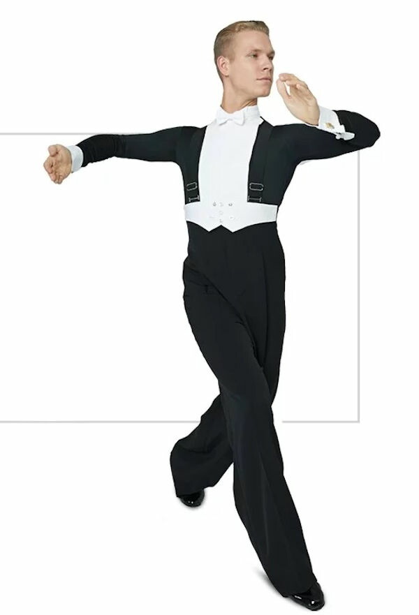 新品 NY製 社交ダンス ダンス用ストレッチTシャツ（半袖） 社交