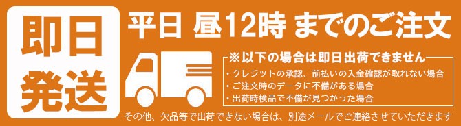 即日発送