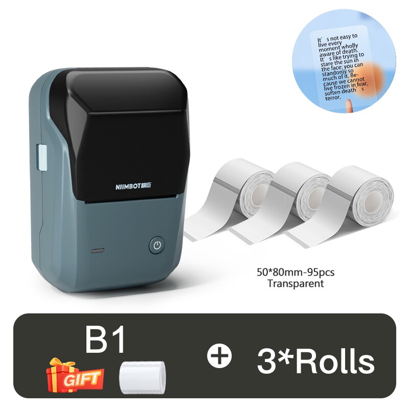 即発送可能】Niimbot-サーマルラベルプリンター Bluetooth ポケットメーカー 粘着ステッカー バーコード qrコード ラベルマシン  3Dプリンター
