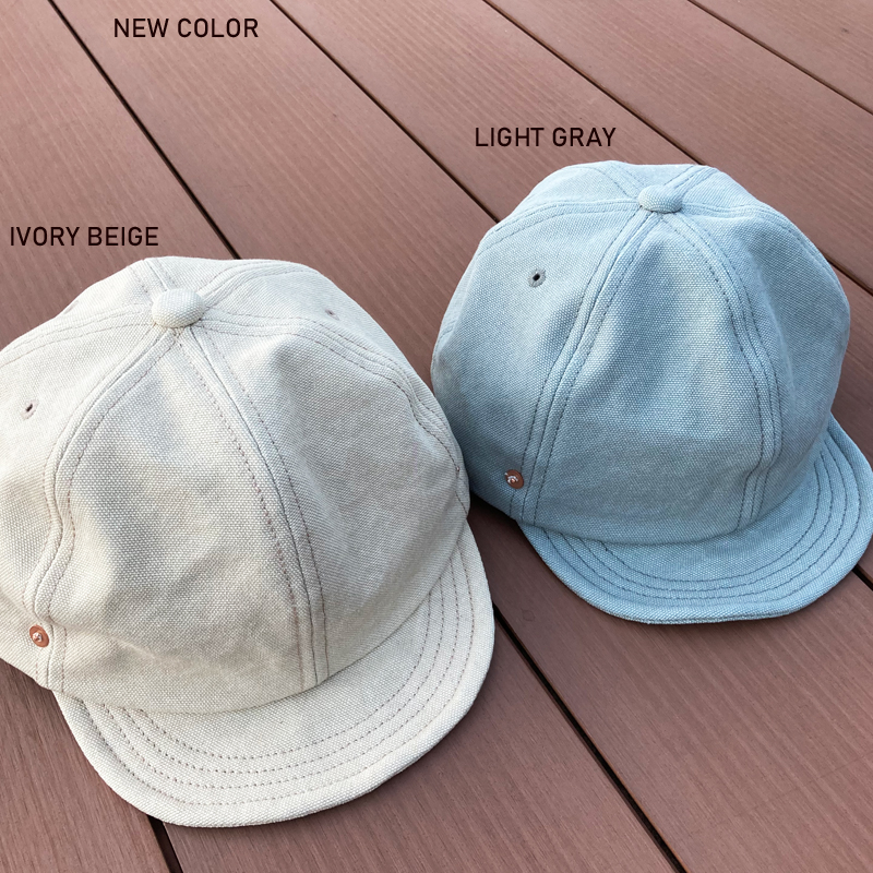 D AND H 倉敷帆布８号バイオウォッシュ生地使用 BASEBALL HONO CAP ツバ短 帽子 ワイヤー メンズレディース 日本製　送料無料　 大きいサイズ