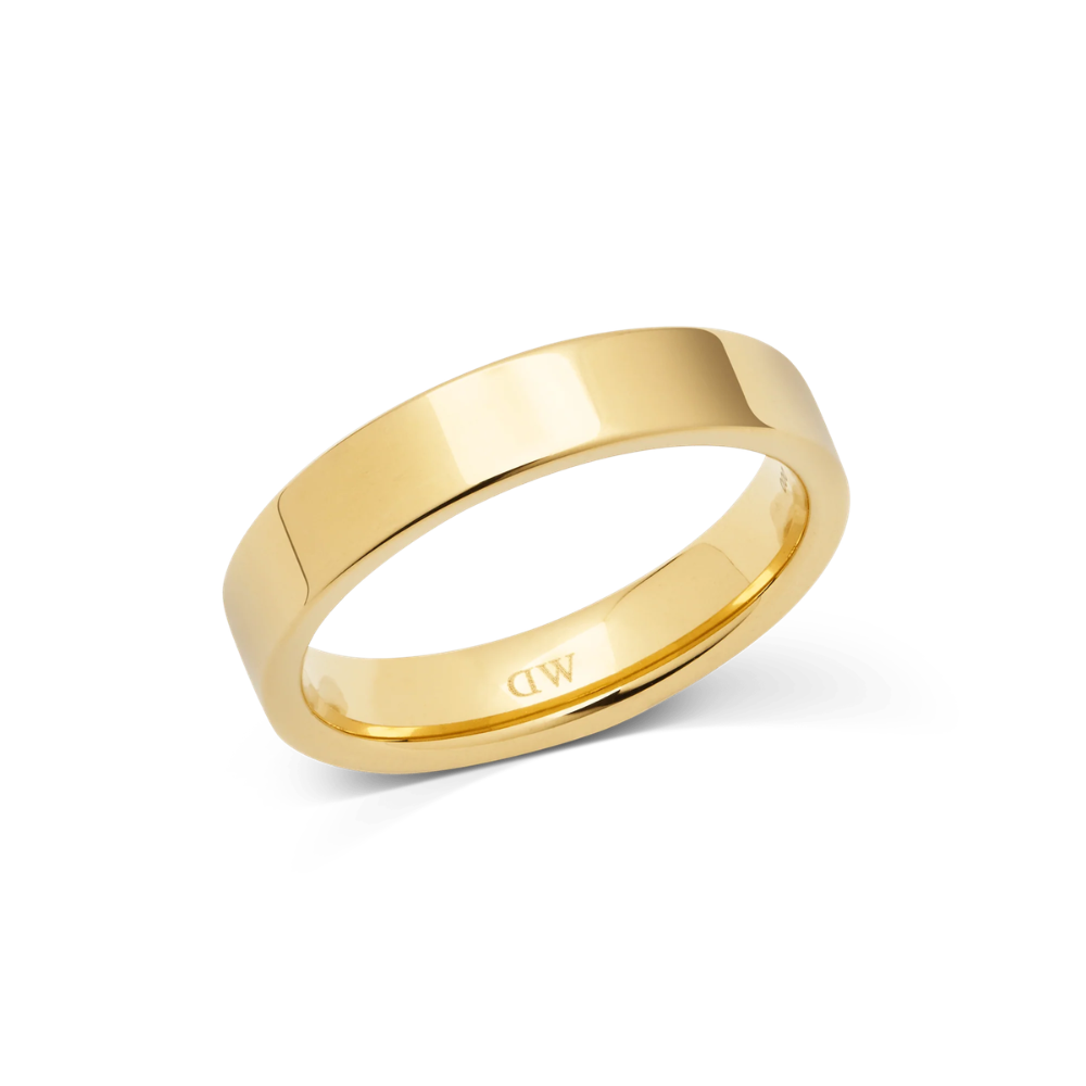 ＼公式限定2年保証／ リング 指輪 Line Ring Brushed 4.5mm メンズ ダニエルウェリントン 金 銀 ゴールド 母の日の画像