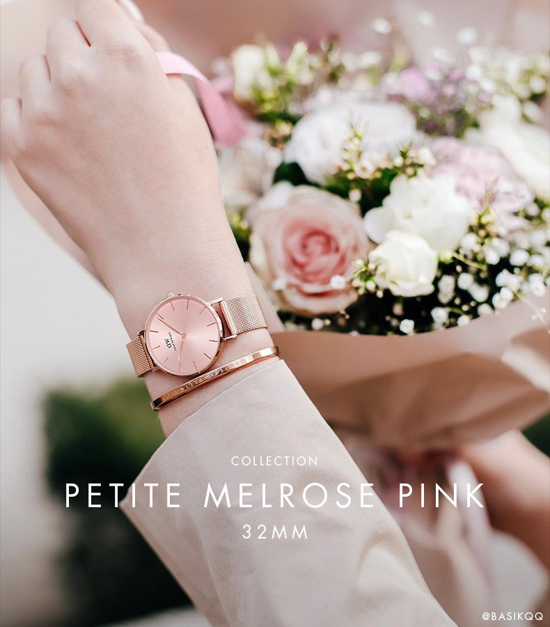 ダニエルウェリントン PETITE MELROSE 32mm - 金属ベルト