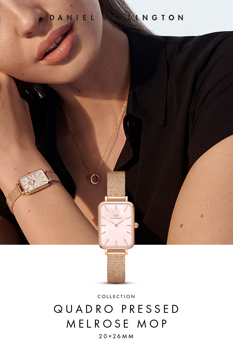 Daniel Wellington 腕時計 レディース スクエア ダニエル