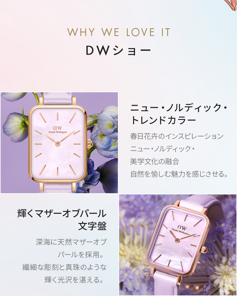 ダニエルウェリントン DW レディース 腕時計 【公式限定/2年保証/送料