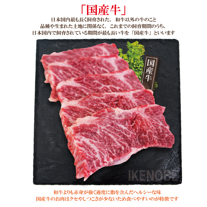 さすらいの牛カルビ サシ抜群霜降りカルビ黒毛和牛・国産牛・交雑牛使用 500g 冷凍