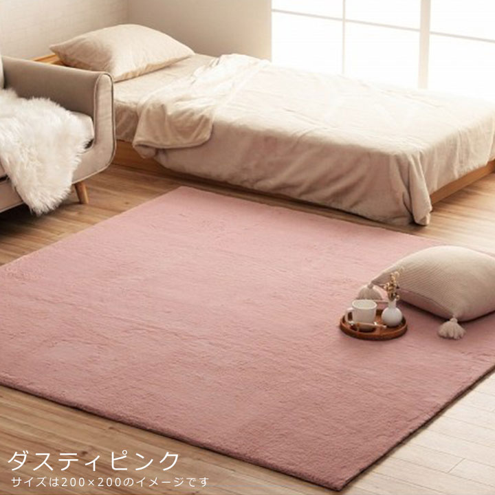 ラグ ラグマット 洗える 200x300cm 4畳 滑り止め 抗菌 防臭 厚手
