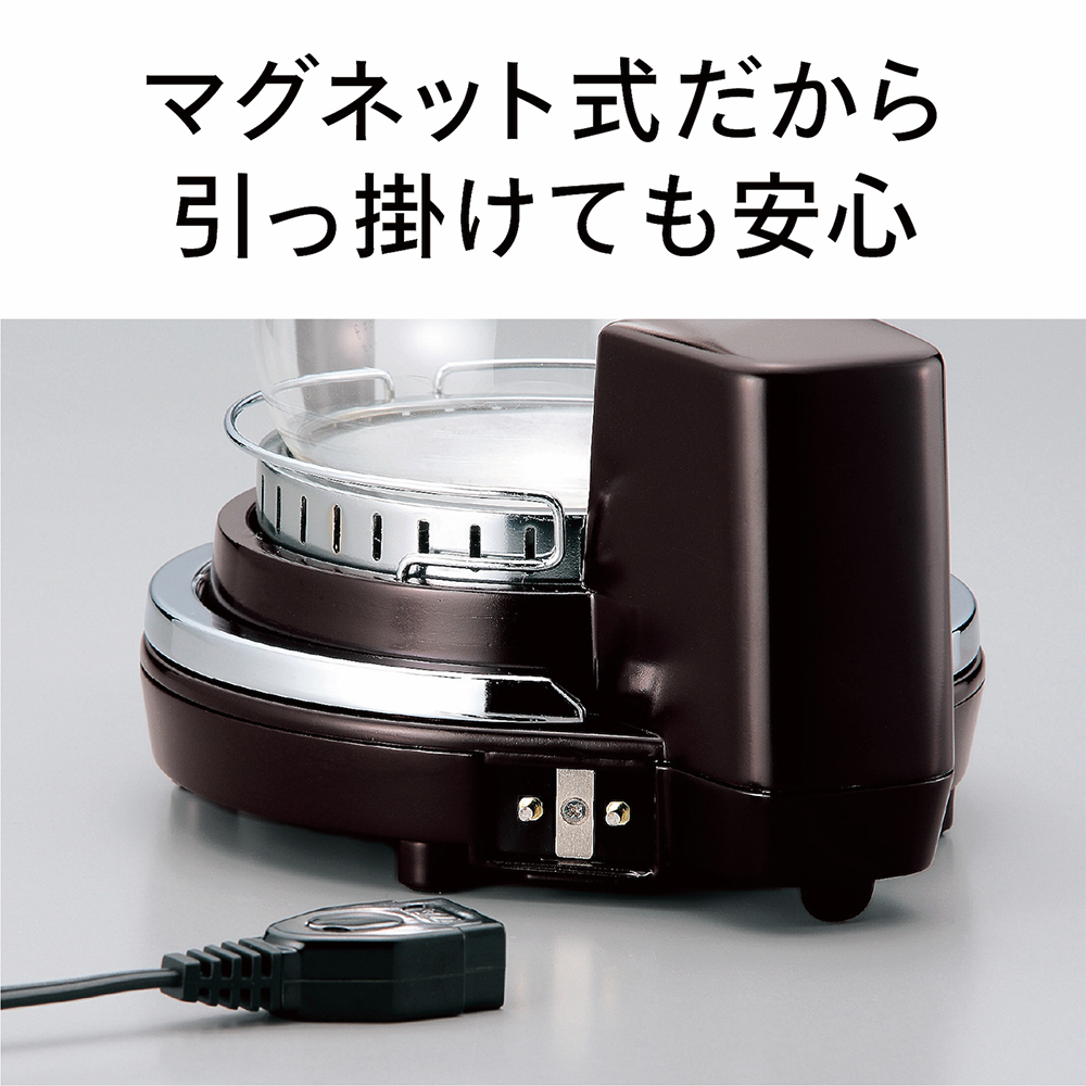 サイフォン式コーヒーメーカー 電気式 CM-D854BR HARIO 日本製 4杯用