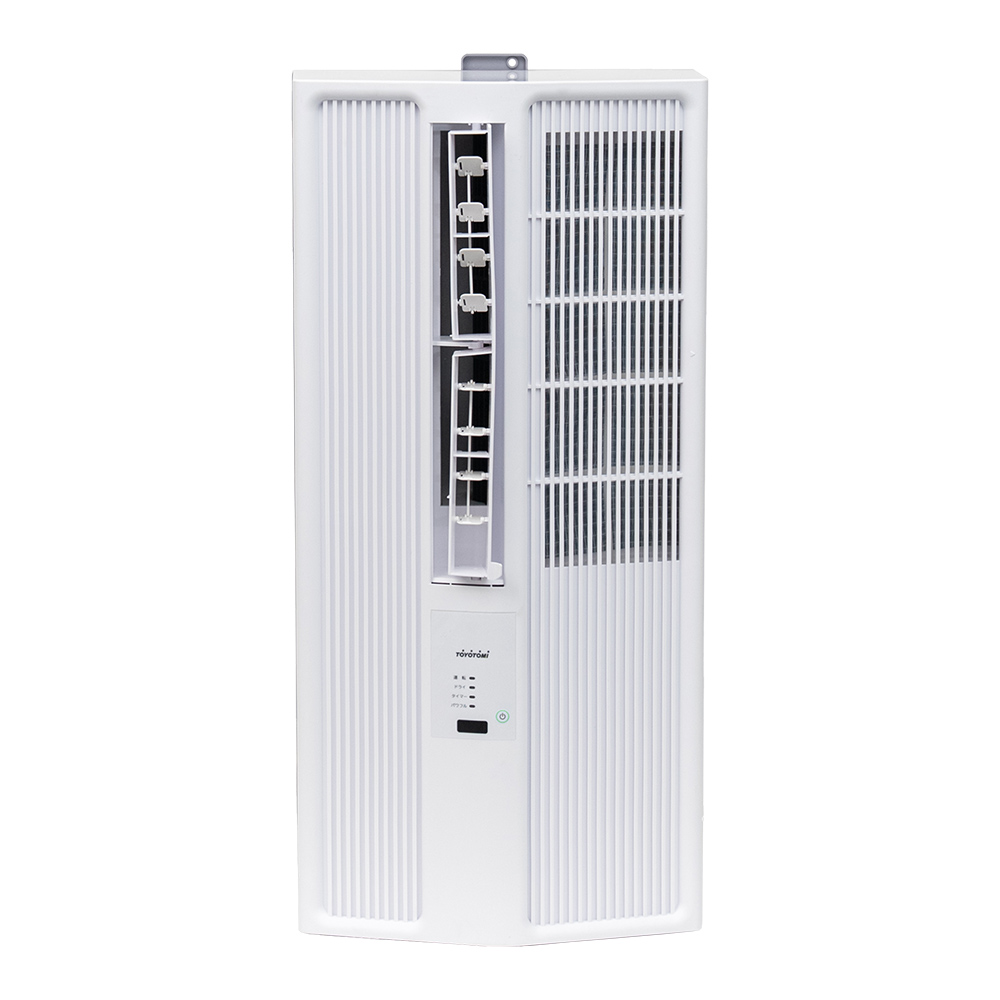 8h01_美品 トヨトミ 窓用エアコン 8畳 TIW-A180J トヨトミ 窓用エアコン 1.8kW 5〜8畳 ACW-18R(W) 冷房 防音 ノンドレン