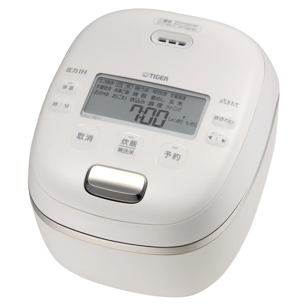 炊きたて TIGER 圧力IHジャー炊飯器 JRI-C060 3.5合 日本製 かまど 3年