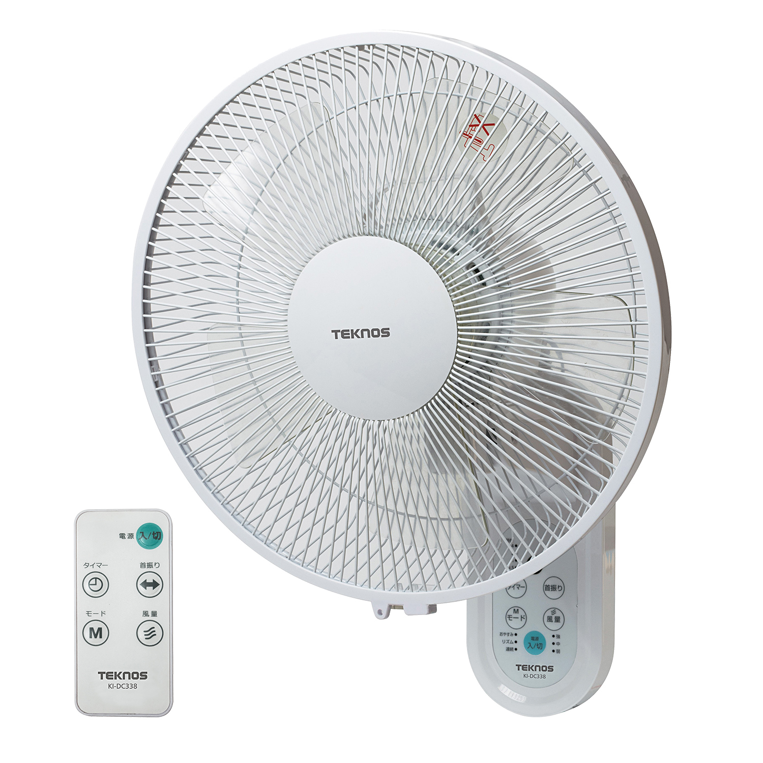 TEKNOS（テクノス） 扇風機 壁掛け扇風機 30cm DCモーター フル