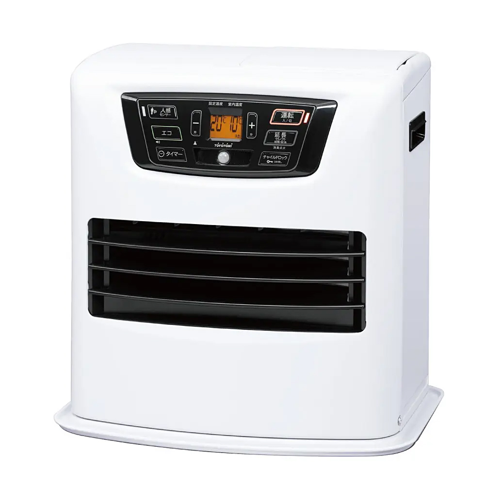 トヨトミ 石油ファンヒーター LC-S36N-WT 人感センサーモデル ホワイト