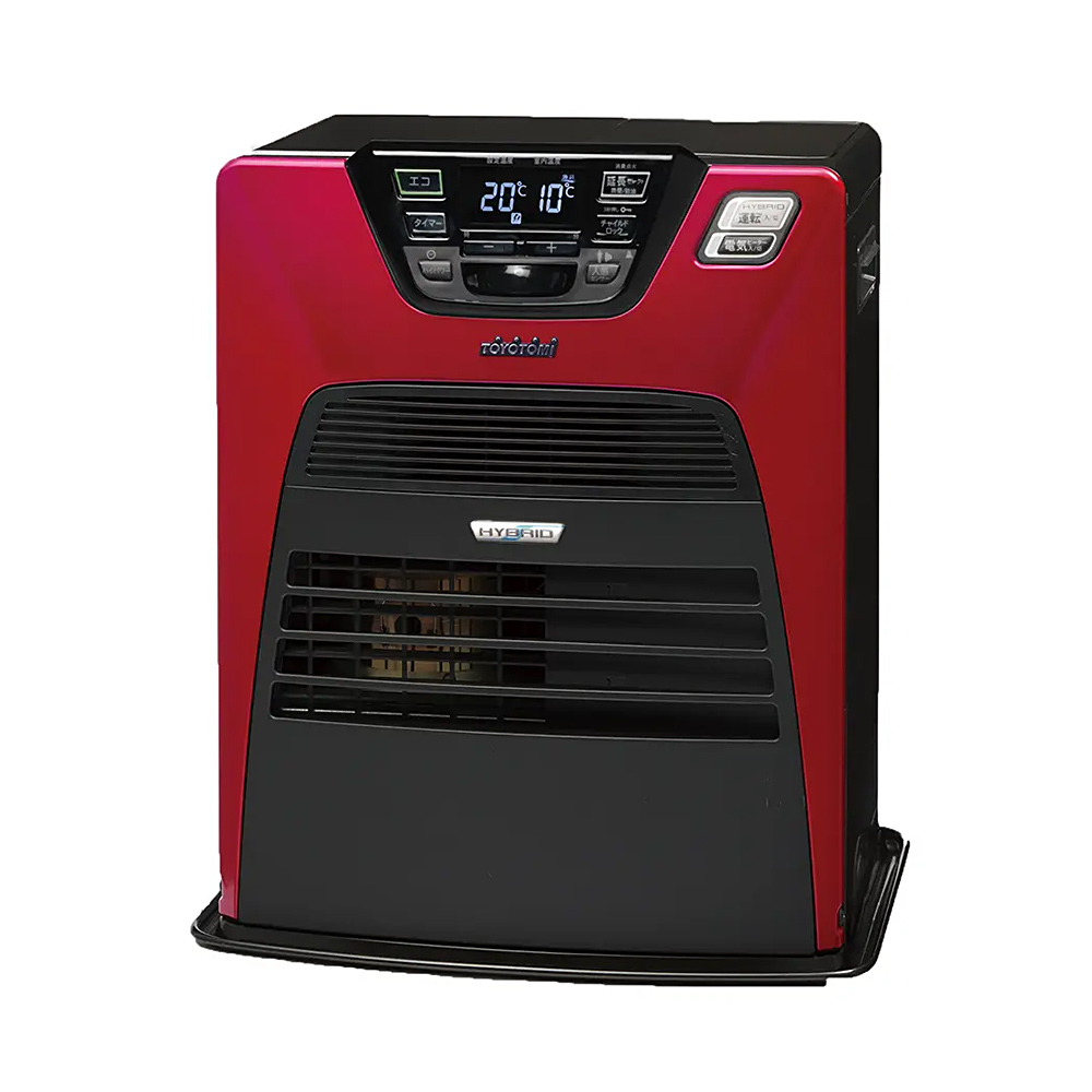 トヨトミ 石油ファンヒーター LC-SHB40N-R ハイブリッド暖房＋人感