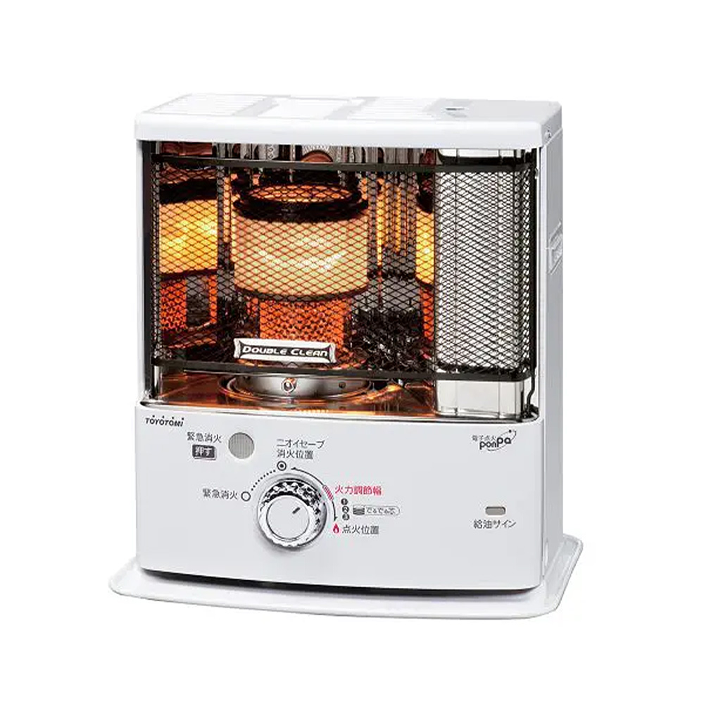 【2025年新型】 トヨトミ TOYOTOMI 石油ストーブ RC-S2824-W 電子点火 反射型 ストーブ ダブルクリーン 遠赤外線 安全設計 ニオイ軽減 対震自動消火装置 暖房 TOYOTOMI（トヨトミ） 2025年新型 石油ストーブ RC-S2824-W 電子点火