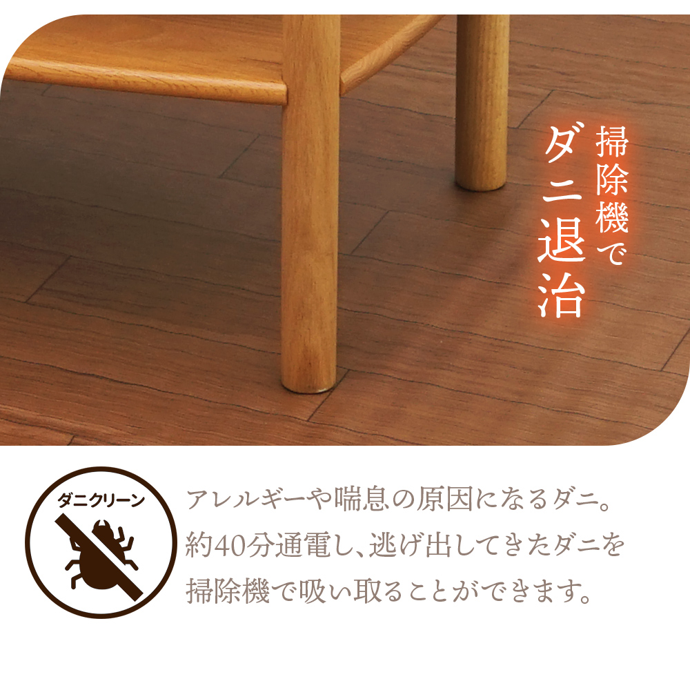 ホットカーペット フローリング調 3畳＆あったかシートセット 木目調