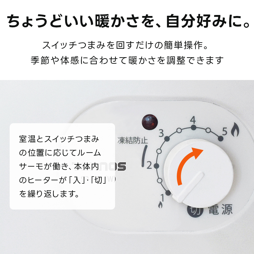 パネルヒーター 電気ヒーター 薄型 壁掛け床置...の詳細画像4