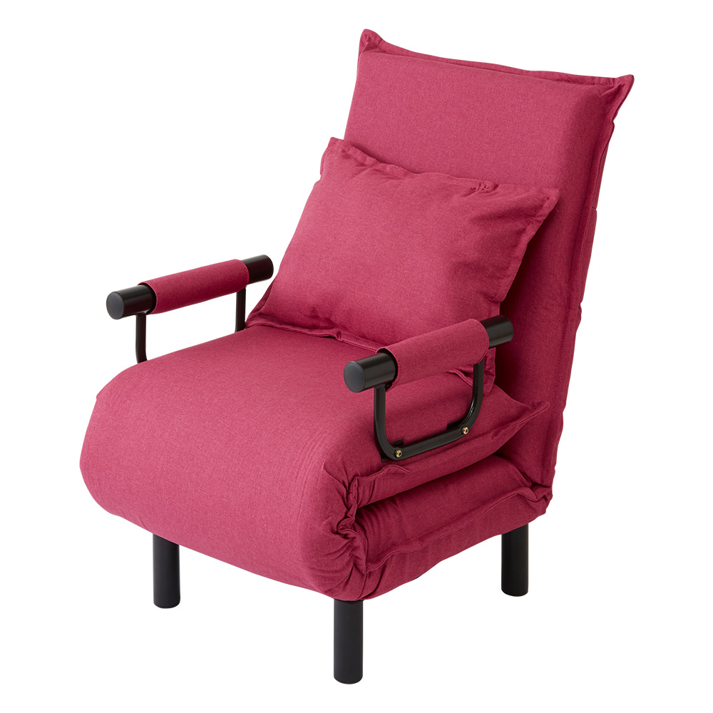 ソファーベッド コンパクト 1人用 折りたたみ リクライニング ソファ