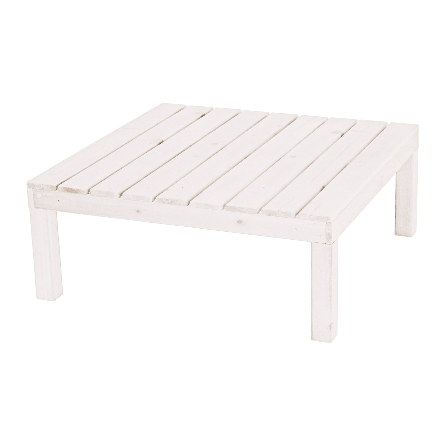 ウッドデッキ 単品 90×90cm 天然木 0.25坪 パーツ DIY ホワイト