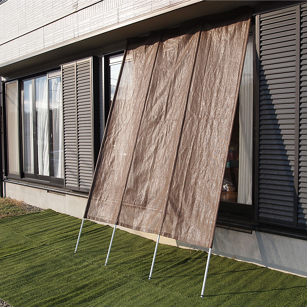 日よけ 窓 外側 幅2m 伸縮式たてす 5 洋風 おしゃれ 立て掛けるだけ 西