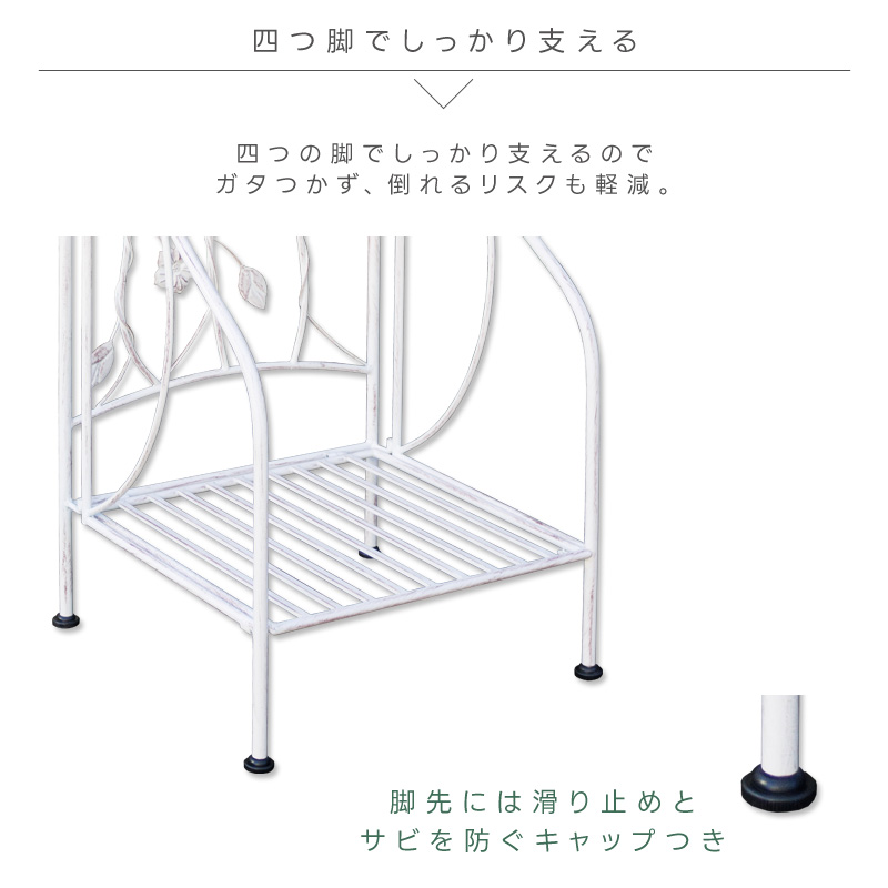 ポスト 郵便受け 置き型 花柄 アンティーク風 ガーデン エクステリア