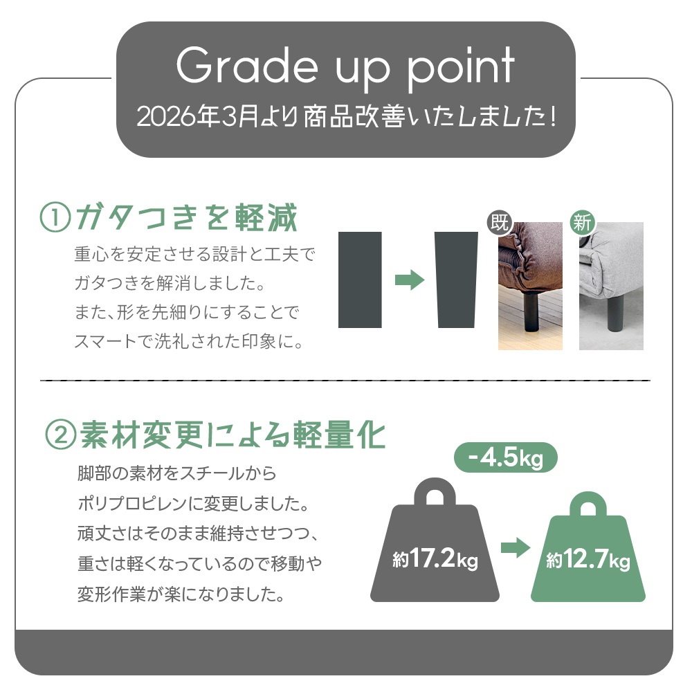 ソファーベッド コンパクト 1人用 幅63cm 折りたたみ リクライニング ソファベッド ワンルーム 1人掛け 一人用 おしゃれ 爆買 関連画像3