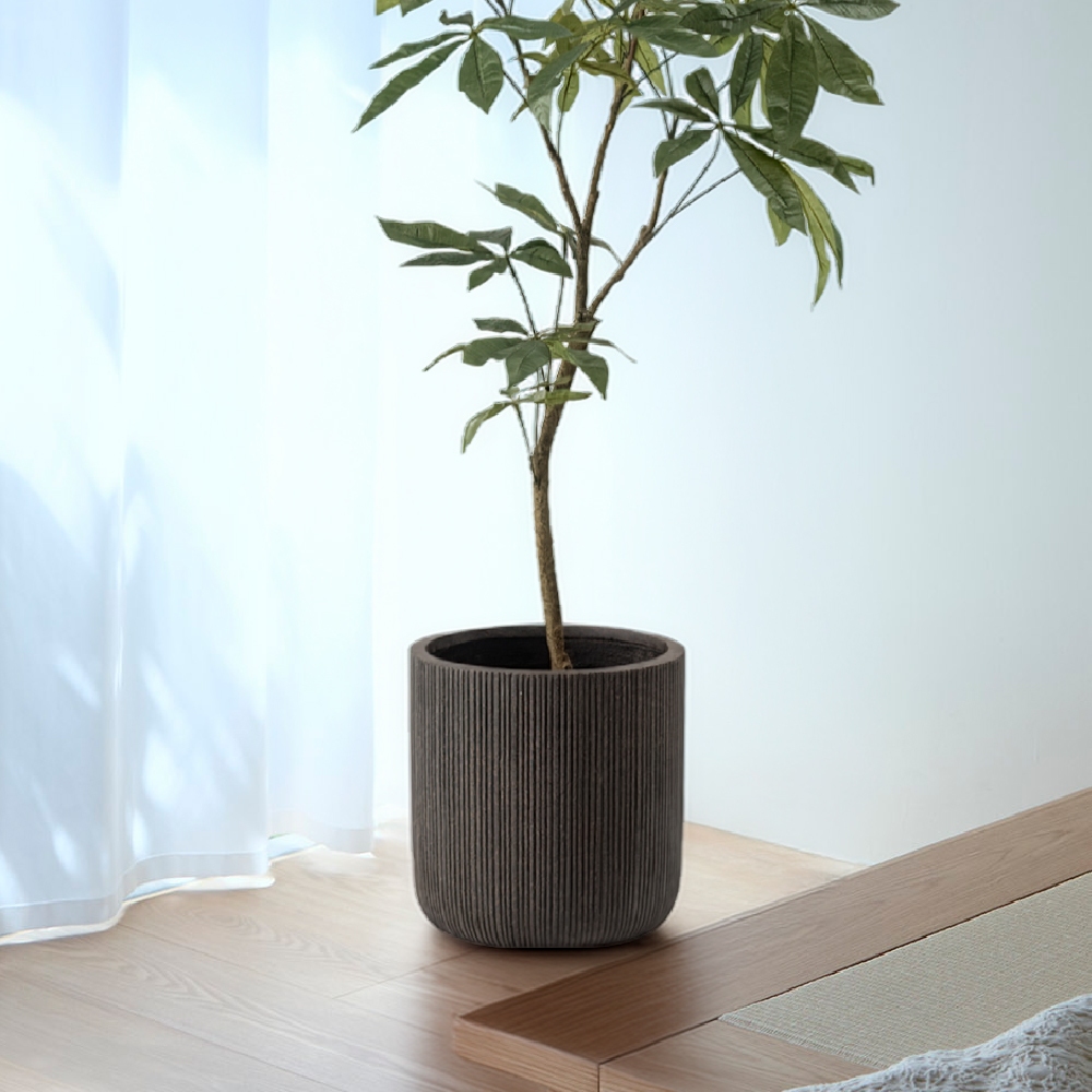プラントポット シリンダー 円筒型 セメント 植木鉢 24cm 30cm
