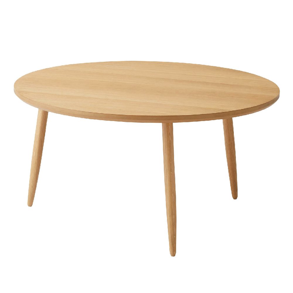 Oak Round Table L オークラウンドテーブルL 直径70cm 高さ36cm 3本脚