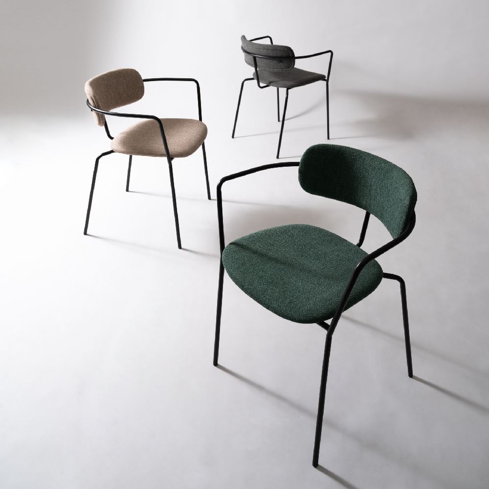 ベージュ ファブリック チェア Dining Chair DUMBO ダイニングチェア ベージュ グリーン グレー