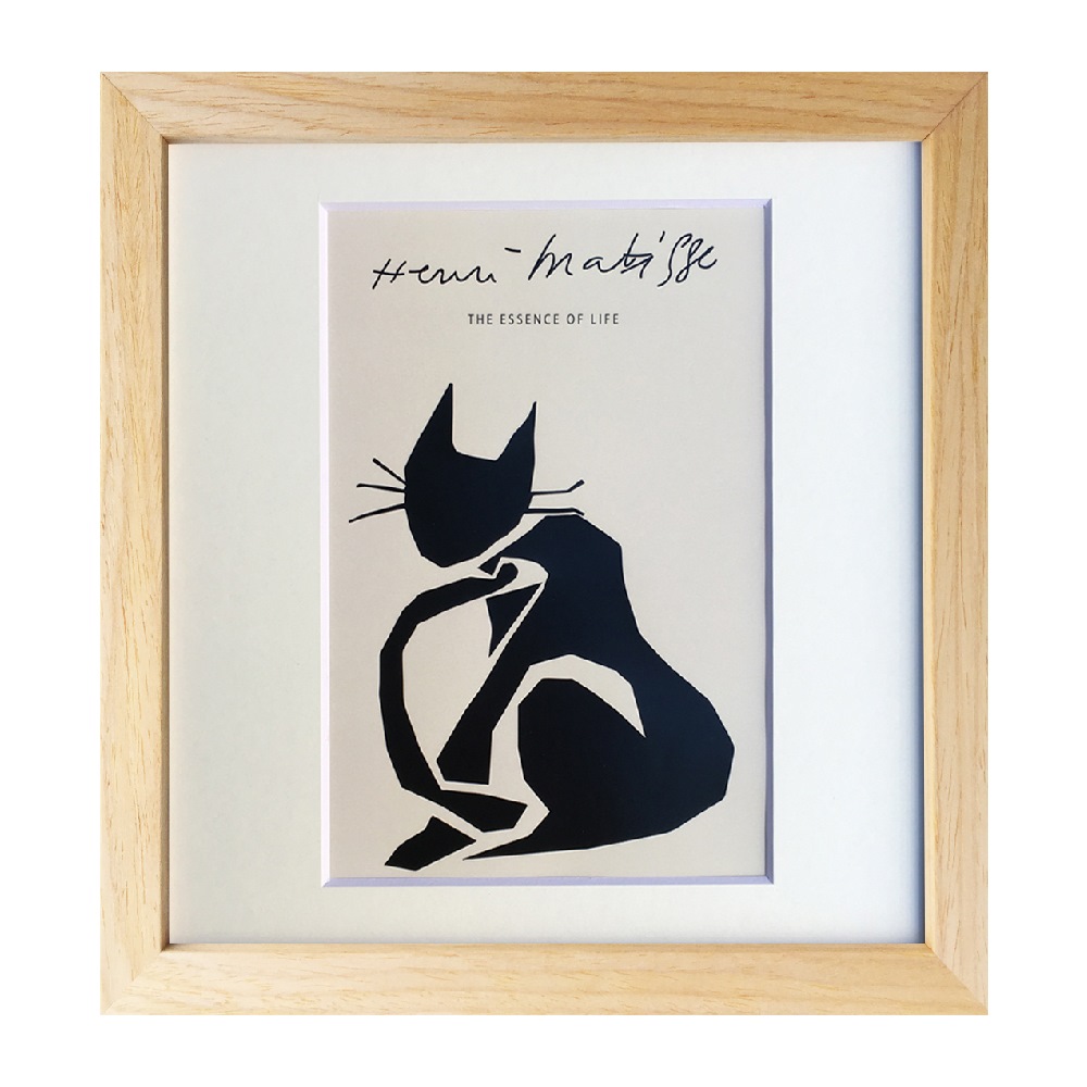 アートパネル マティス 猫 ブラックキャット おしゃれ かわいい 北欧