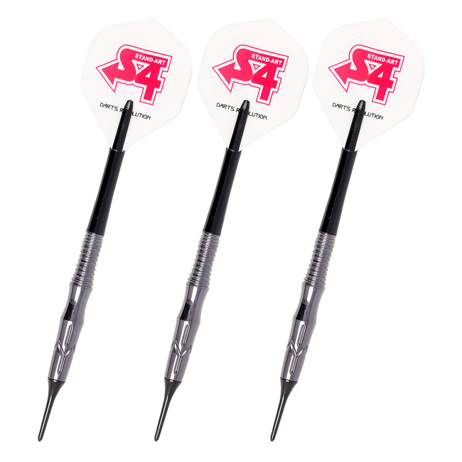S4-DARTS(エスフォーダーツ) ニライゼウス 黒真打 2BA (ダーツ バレル