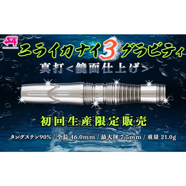 S4-DARTS(エスフォーダーツ) ニライカナイ3 グラビディ 真打 2BA