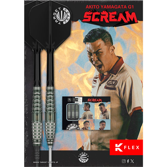 ダーツ　TARGET スクリーム　ダーツハイブ　限定　山形明人プロ TARGET JAPAN(ターゲットジャパン) PRIME SERIES SCREAM(スクリーム