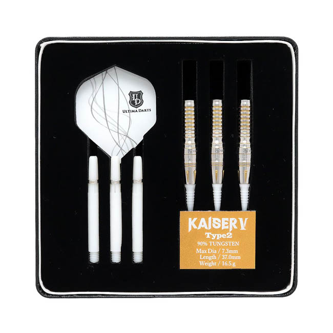 【値下げ中】ULTIMA DARTS KAISERIV Type2 荏隈秀一選手 ULTIMA DARTS(アルティマダーツ) KAISER5(カイザー5) 2BA Type2 Gold