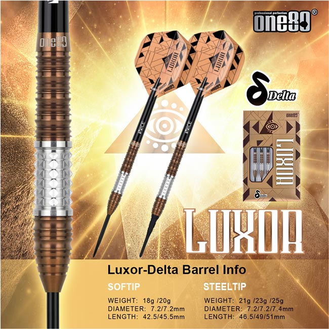 One80(ワンエイティ) Luxor Delta(ルクソール デルタ) STEEL 23g