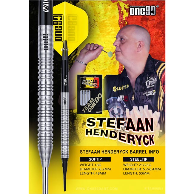 ダーツ One80 Stefaan Henderyck 2BA 18g One80(ワンエイティ) Stefaan Henderyck 2BA 18g ステファーン