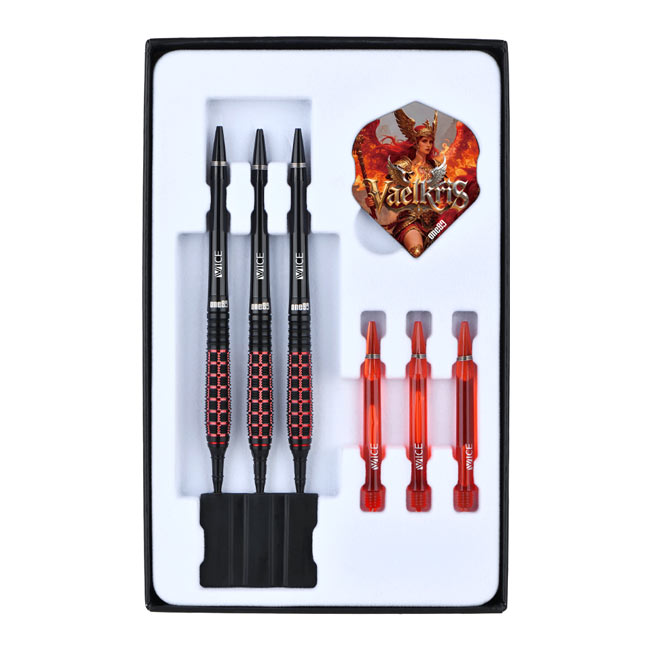 ダーツセット　一式 One80(ワンエイティ) Vaelkris(ヴァエルクリス) V1 2BA 18g (ダーツ