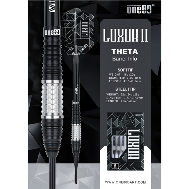 One80(ワンエイティ) Luxor2 Theta(ルクソール2 シータ) STEEL 22g