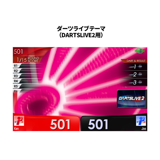 ダーツライブカード　二枚 ダーツライブ20周年記念 復刻版ダーツライブカード 2 (ダーツ