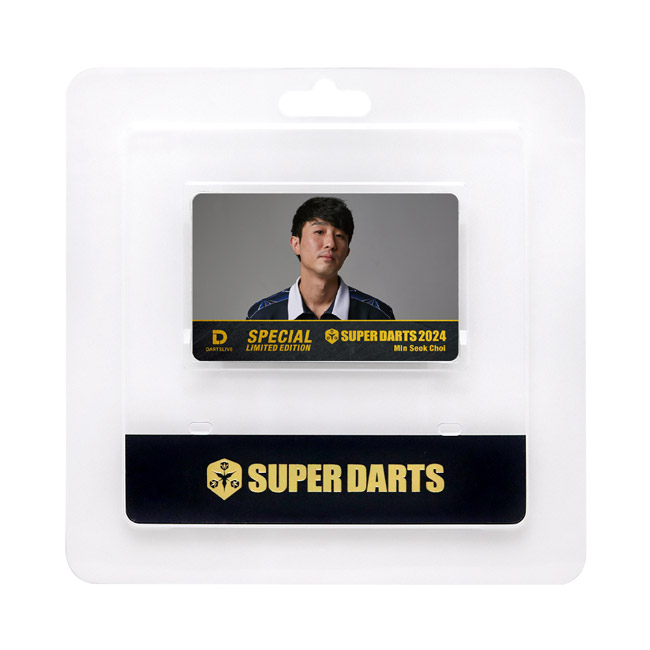 SUPER DARTS 2024 × DARTSLIVE PLAYER GOODS チェ・ミンソク選手