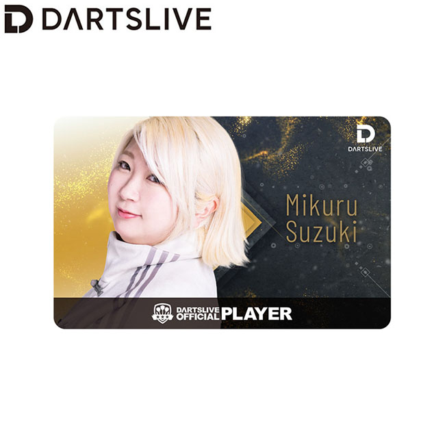 DARTSLIVE PLAYER GOODS第六弾 鈴木未来選手 (ダーツ カード) : ダーツ