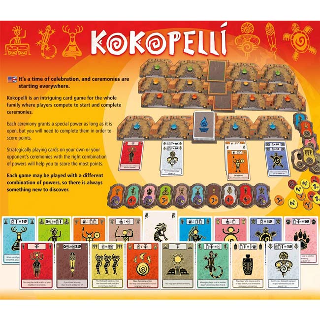 ココペリボード ココペリ Kokopelli 日本語解説書付き (ボードゲーム カードゲーム